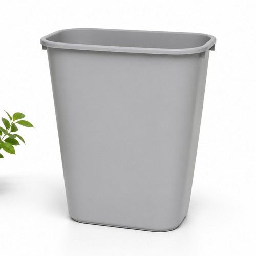 Rubbermaid papierkorb 39l - papierkorb, grau